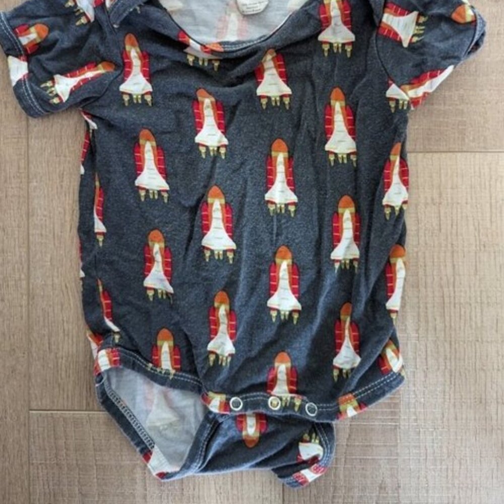 Kate Quinn space shuttle bamboo bodysuit
